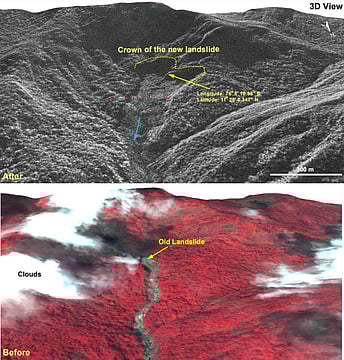Wayanad Tragedy: Satellite Map Shows 'Crown' Of Landslide, Impact
